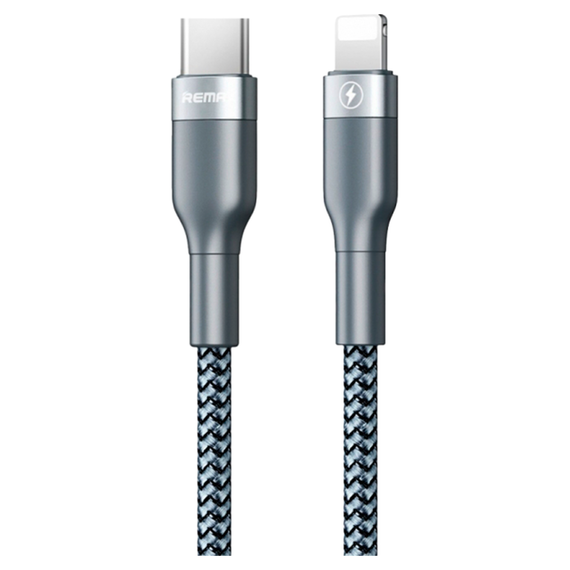 Кабель Remax Sury 2 Type-C to Lightning PD 1M Серый (RC-009-s) - фото товару 1