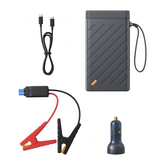 Пусковий пристрій Baseus Super Energy 8000mAh 5V 2.4A Чорний (CRJS01-01) - фото товару 1