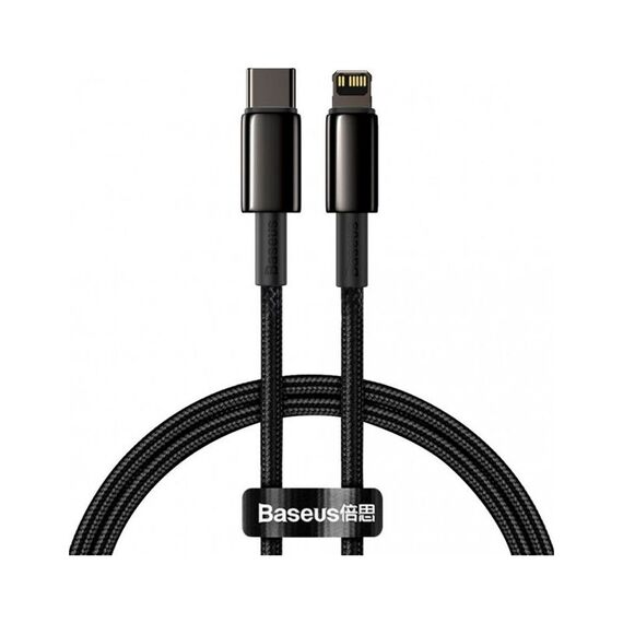 Baseus Tungsten Gold Type-C для Lightning PD 20W 1M черный кабель (CATLWJ-01) - фото товара 1
