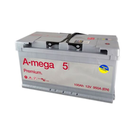 Автомобільний акумулятор A-Mega Premium 100 Ah 950 A En (0) - фото товару 1