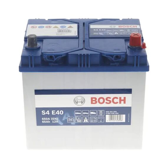 Аккумулятор автомобильный Bosch Asia EFB S4E40 65 Ah 650 A En(0) - фото товара 1