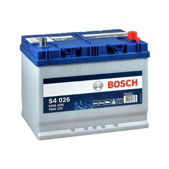 Аккумулятор автомобильный Bosch S4 Asia 70 Ah 630 A En (0) - фото товара 1