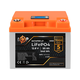 Акумулятор LP LiFePO4 LCD 12V (12,8V) - 50 Ah (640Wh) (BMS 80A/40А) пластик - фото товару 1