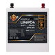Акумулятор LP LiFePO4 12V (12,8V) - 230 Ah (2944Wh) (BMS 150A/75А) метал для ДБЖ - фото товару 1