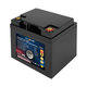 Акумулятор LP LiFePO4 12V (12,8V) - 50 Ah (640Wh) (BMS 80A/40A) пластик для ИБП - фото товару 1