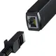 USB Hub Baseus Lite USB-A to RJ45 Ethernet 100Mbps Чорний (WKQX000001) - фото товара 2