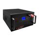 Аккумулятор LP LiFePO4 51,2V - 100 Ah (5120Wh) (Smart BMS 150A/100А) с LCD металл Smart RM - фото товара 2