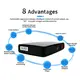 Мини-ИБП для роутера 12000 mAh с PoE — вид спереди — ракурс 2